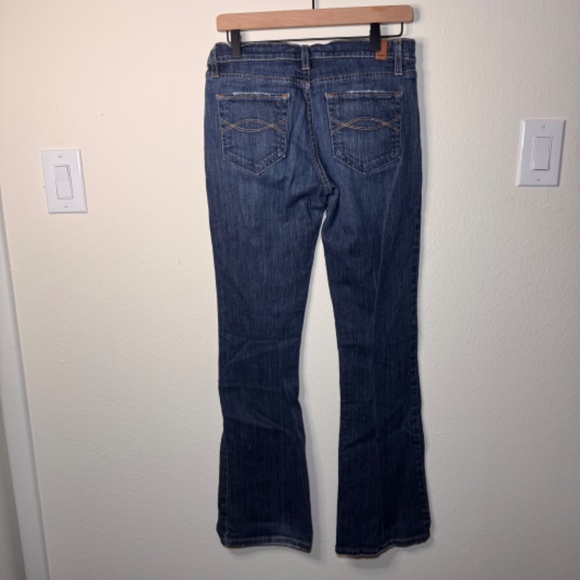 Abercrombie & Fitch Emma Bootcut Vintage Jeans Women's 4R Dark Wash Blue Y2K - Picture 3 of 4